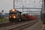 Rail Train at Dusk